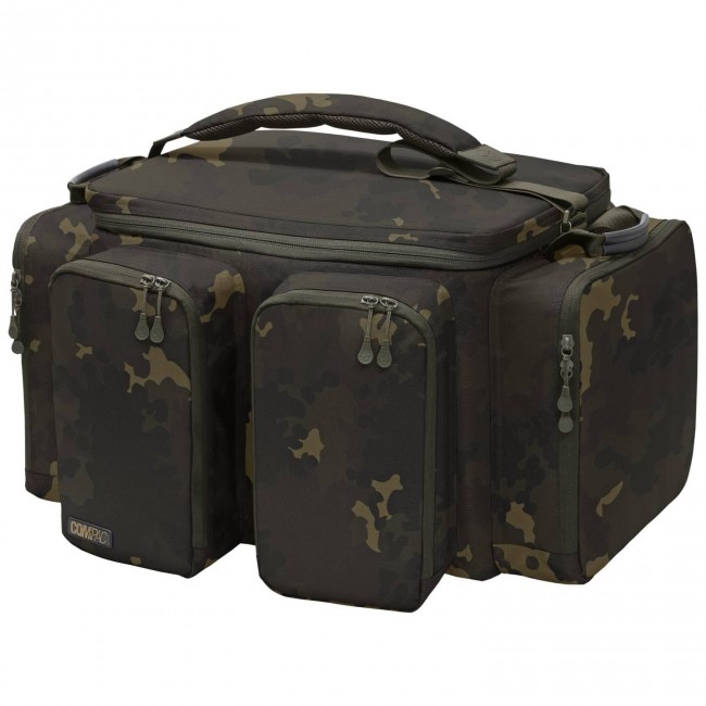 Шаранджийски сак KORDA Compac X-Large Carryall Dark Kamo 50l | CARPMOJO.com