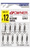 Микро вирбел OWNER W-CRANE SWIVEL 12 бр.