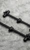 Комплект бъзбарове OMC Elbowz 2 Rod Standart Black Anodised Aluminium