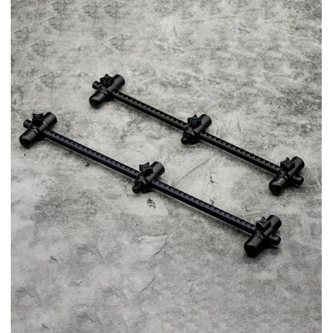 Комплект бъзбарове OMC Elbowz 3 Rod Standart Black Anodised Aluminium | CARPMOJO.com