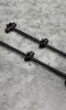 Комплект бъзбарове OMC Elbowz 3 Rod Wide Black Anodised Aluminium