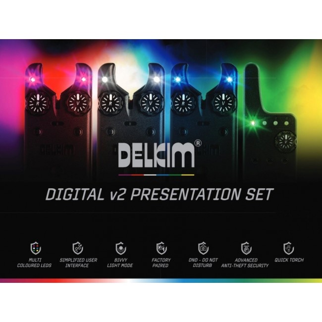 Сигнализатори 3+1 DELKIM TXi-D v2 Presentation Set | CARPMOJO.com