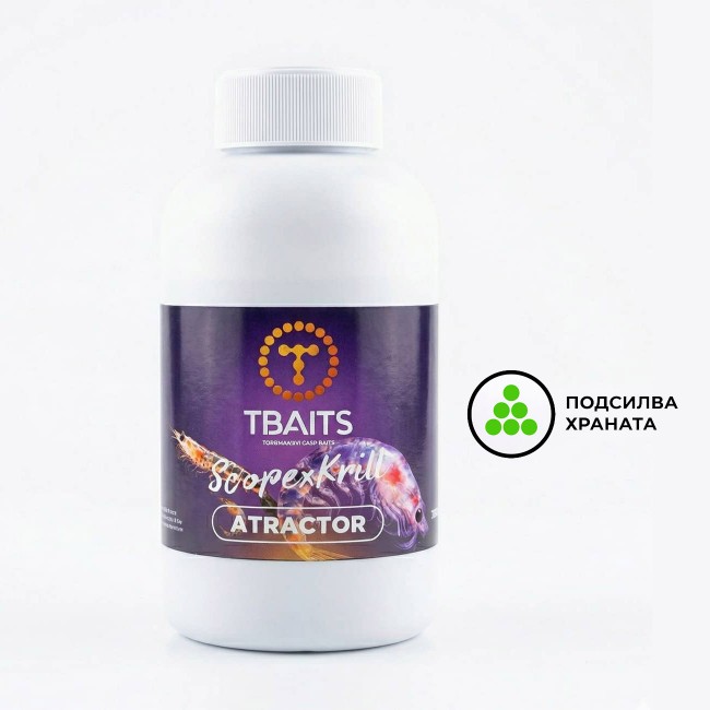 Атрактор T-BAITS ScopexKRILL Atractor 300 ml | CARPMOJO.com